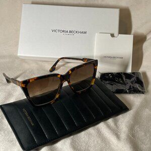 Victoria Beckham VB655S 234 Sunglasses — Dark Havana Acetate